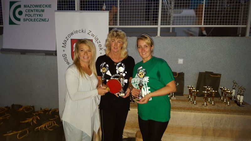 OGÓLNOPOLSKIE, OTWARTE MISTRZOSTWA MAZOWSZA W TENISIE STOŁOWYM.